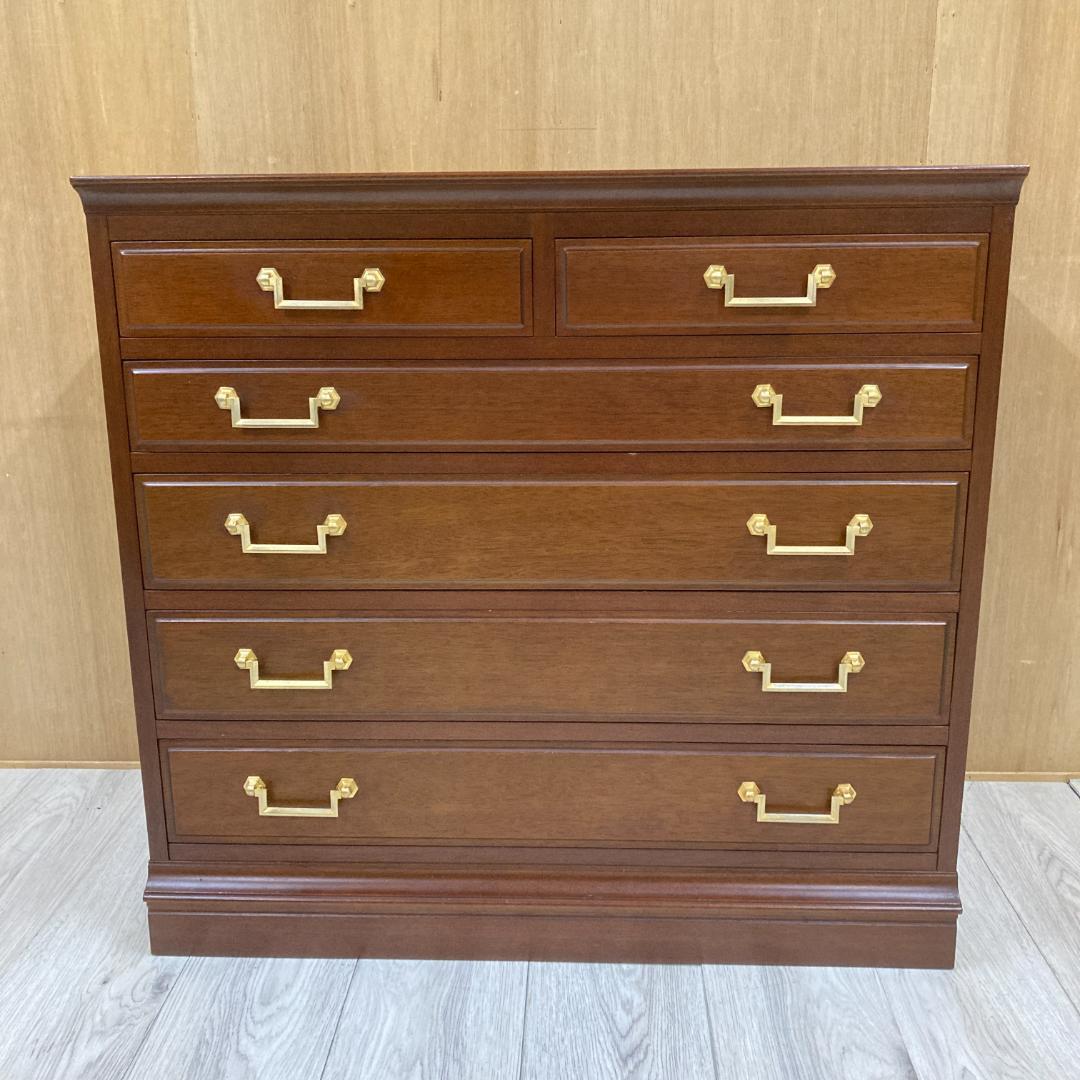 【マルニ】地中海シリーズ　5段チェスト　タンス　収納