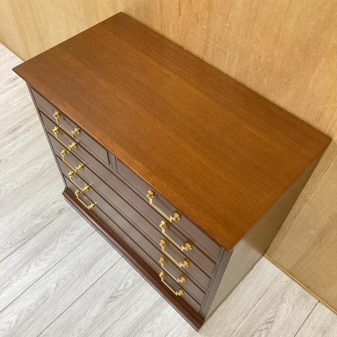 【マルニ】地中海シリーズ　5段チェスト　タンス　収納