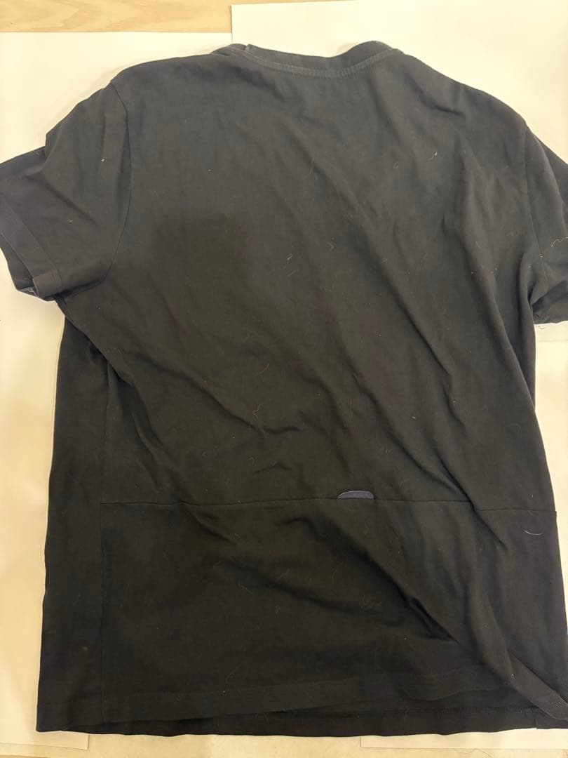 MONCLER モンクレール 半袖Tシャツ ワッペン ロゴ ブラック XL