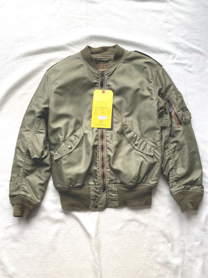 未使用タグ付　リアルマッコイズ　フライトジャケット　L-2 カーキ　サイズ38
