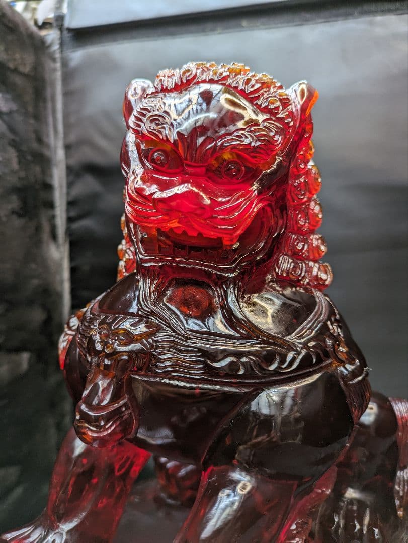 ☆b224、アジア風水ガーディアンライオン、悪を追い払う彫像、富、幸運、繁栄