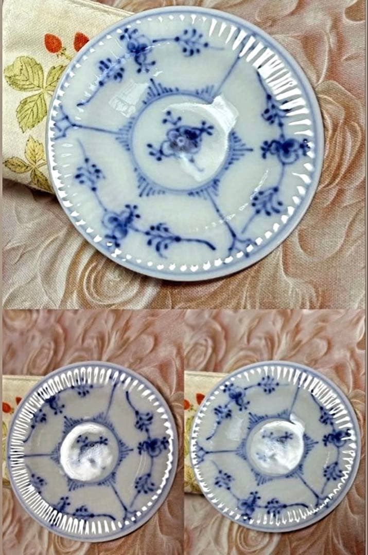 ロイヤルコペンハーゲン 豆皿 小皿 未使用 美品 バタープレートプレート3枚