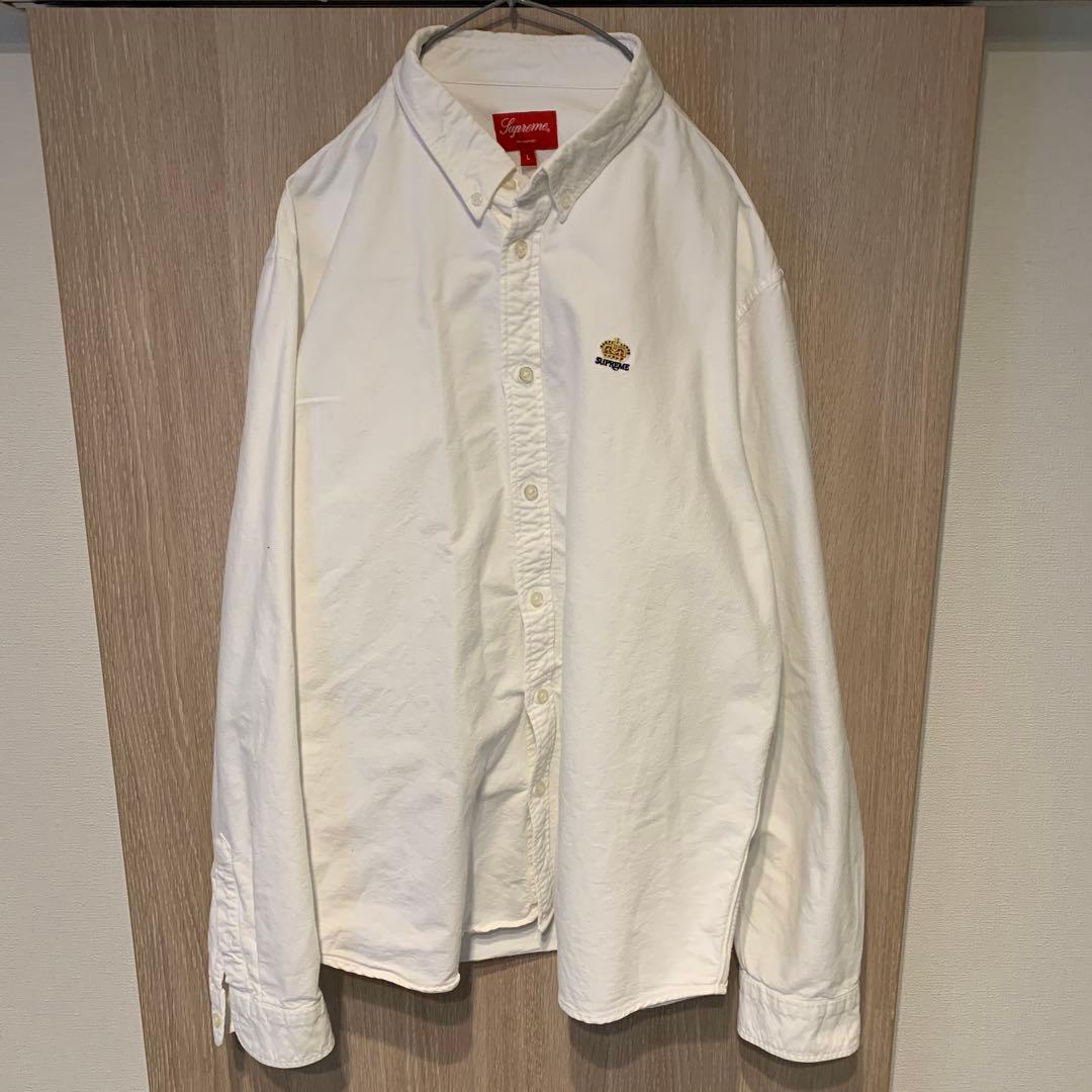 あいうえおsupreme Oxford Shirt Lサイズ ホワイト 白