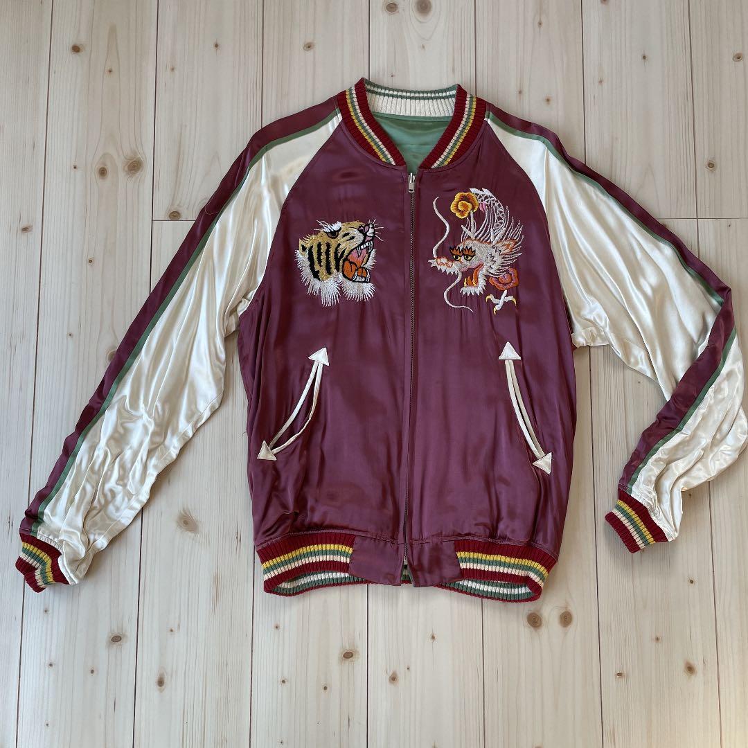 フラッドヘッド　スカジャン 刺繍 リバーシブル