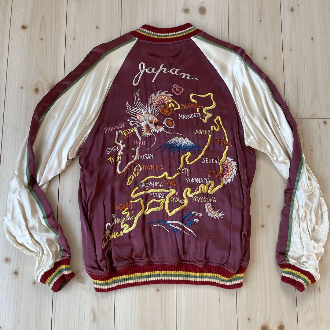 フラッドヘッド　スカジャン 刺繍 リバーシブル