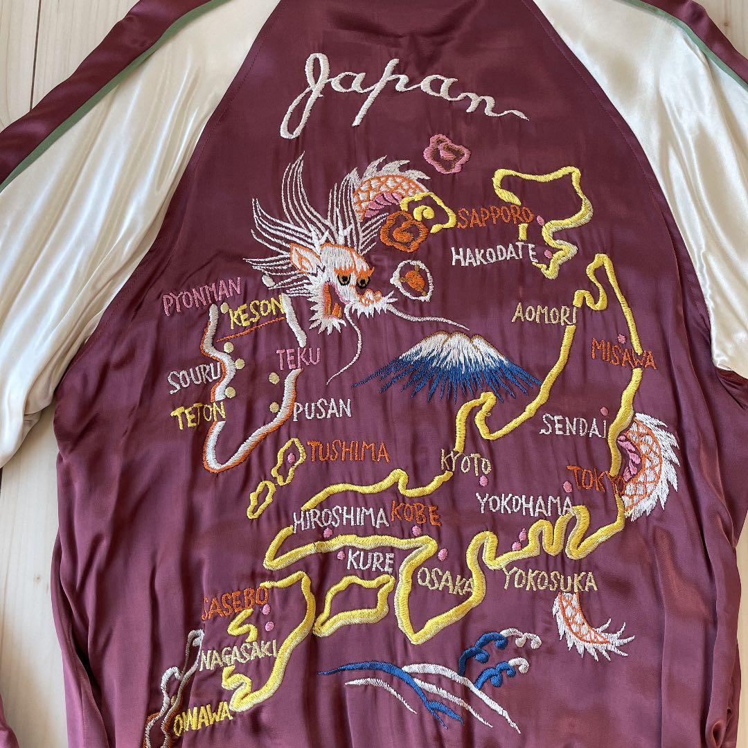 フラッドヘッド　スカジャン 刺繍 リバーシブル