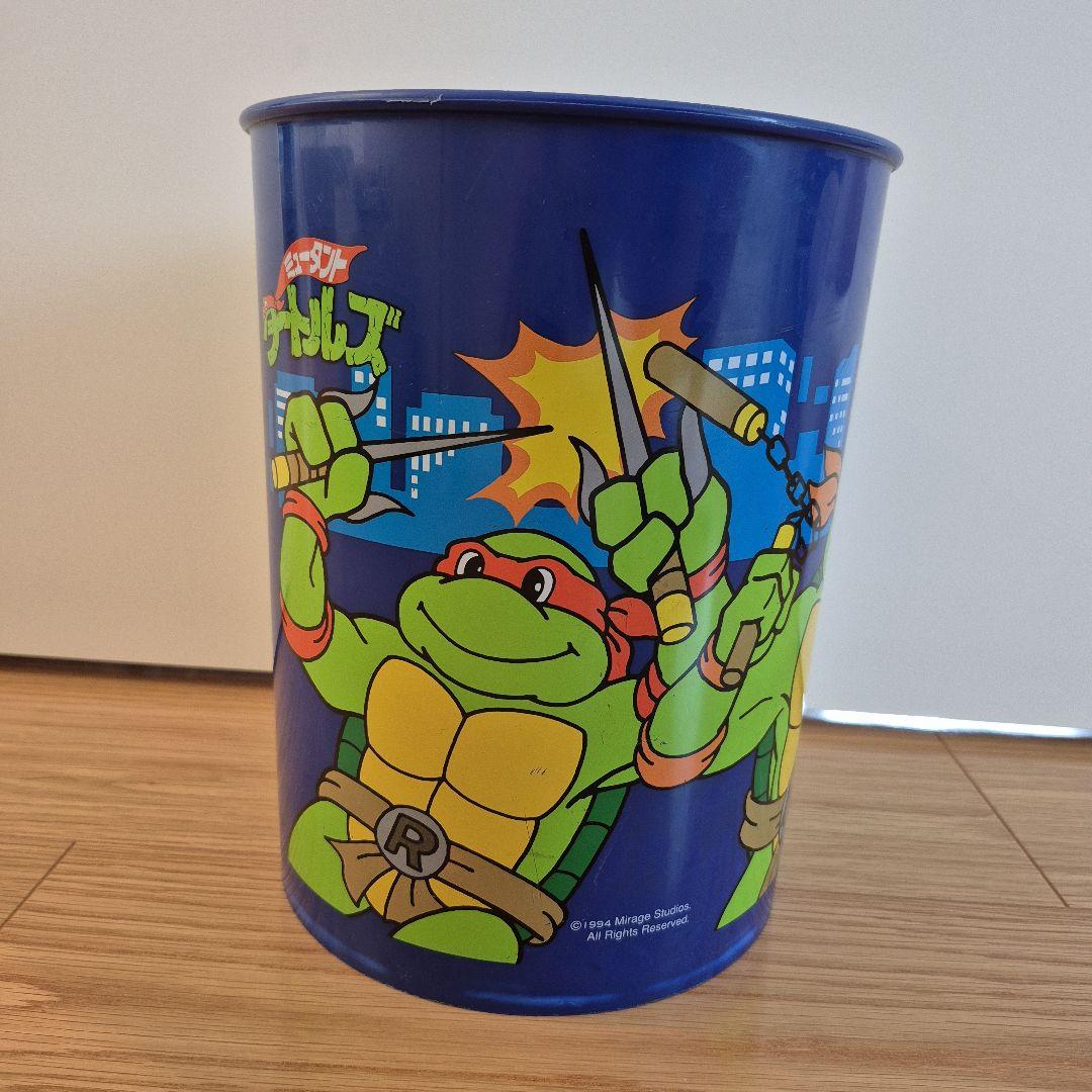ティーンエイジ・ミュータント・ニンジャ・タートルズ ごみ箱 レアグッズ 希少