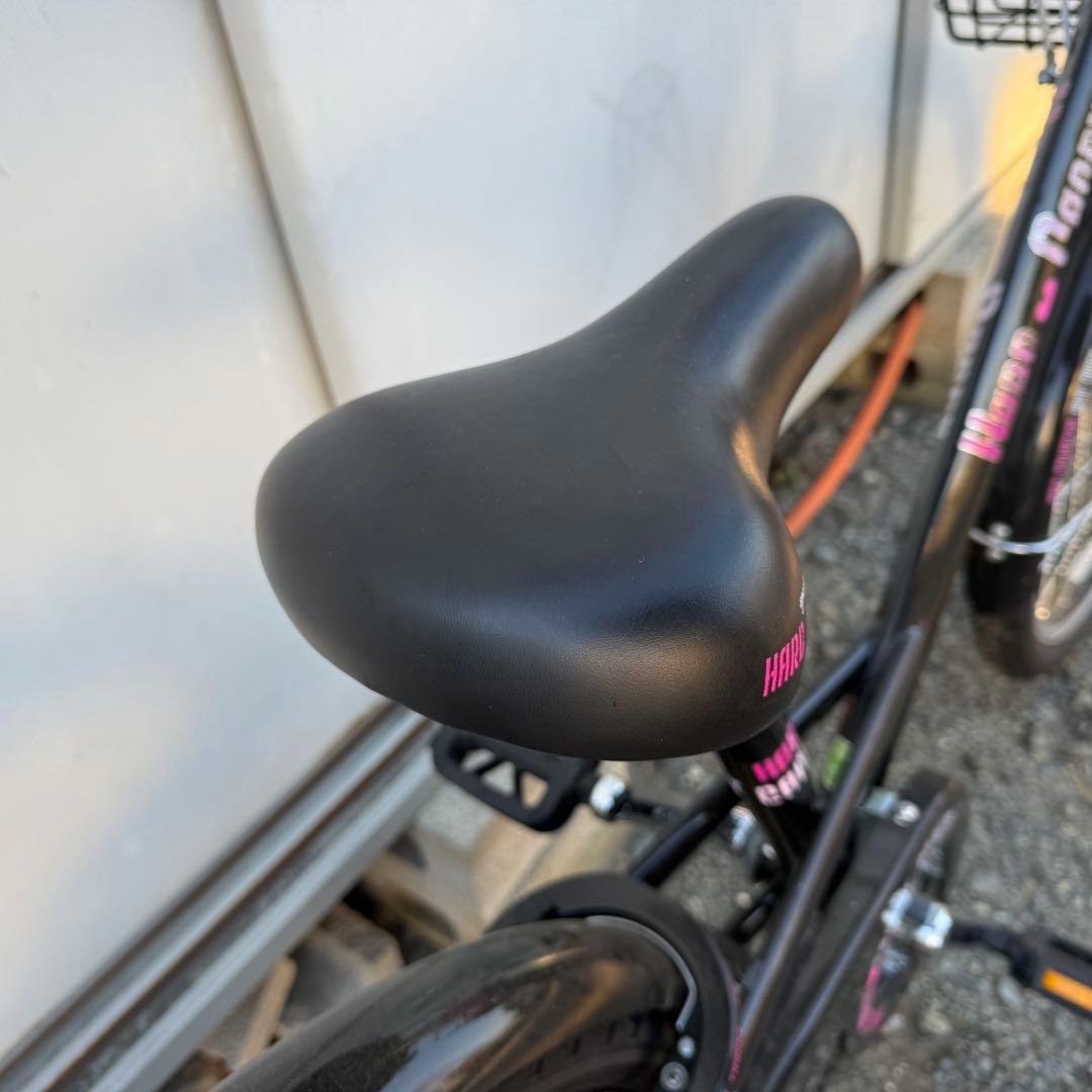 HOBSFACT子供用自転車 22インチ　ブラック　6段変速　116cm〜