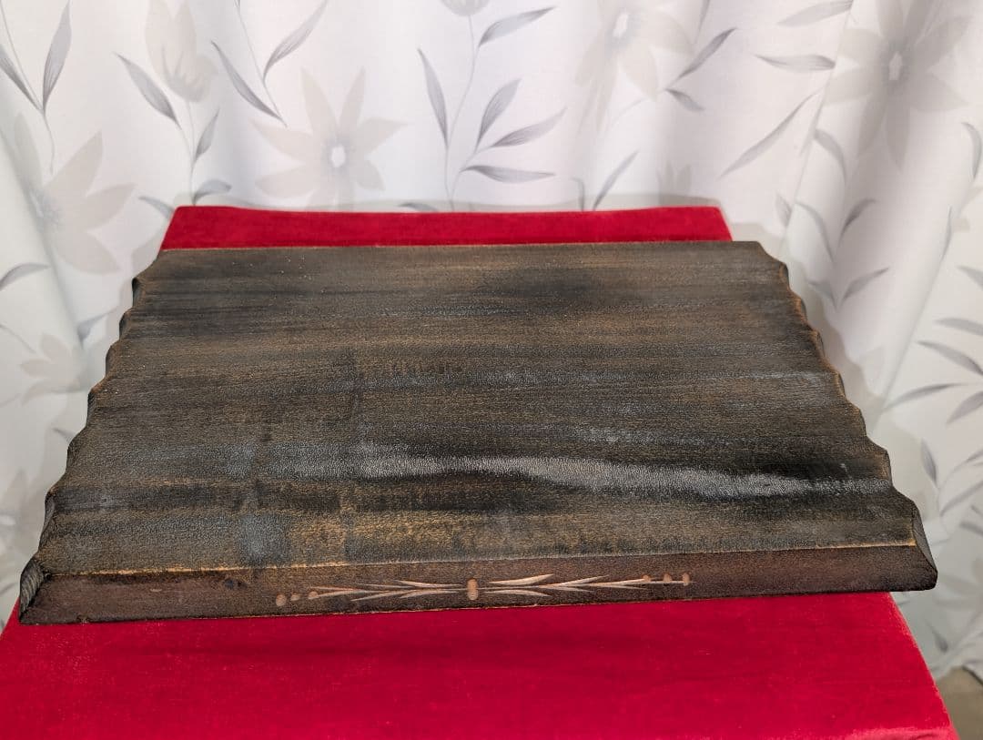 古美術　アート　木彫り　 　彫刻　『西遊記』　木台付