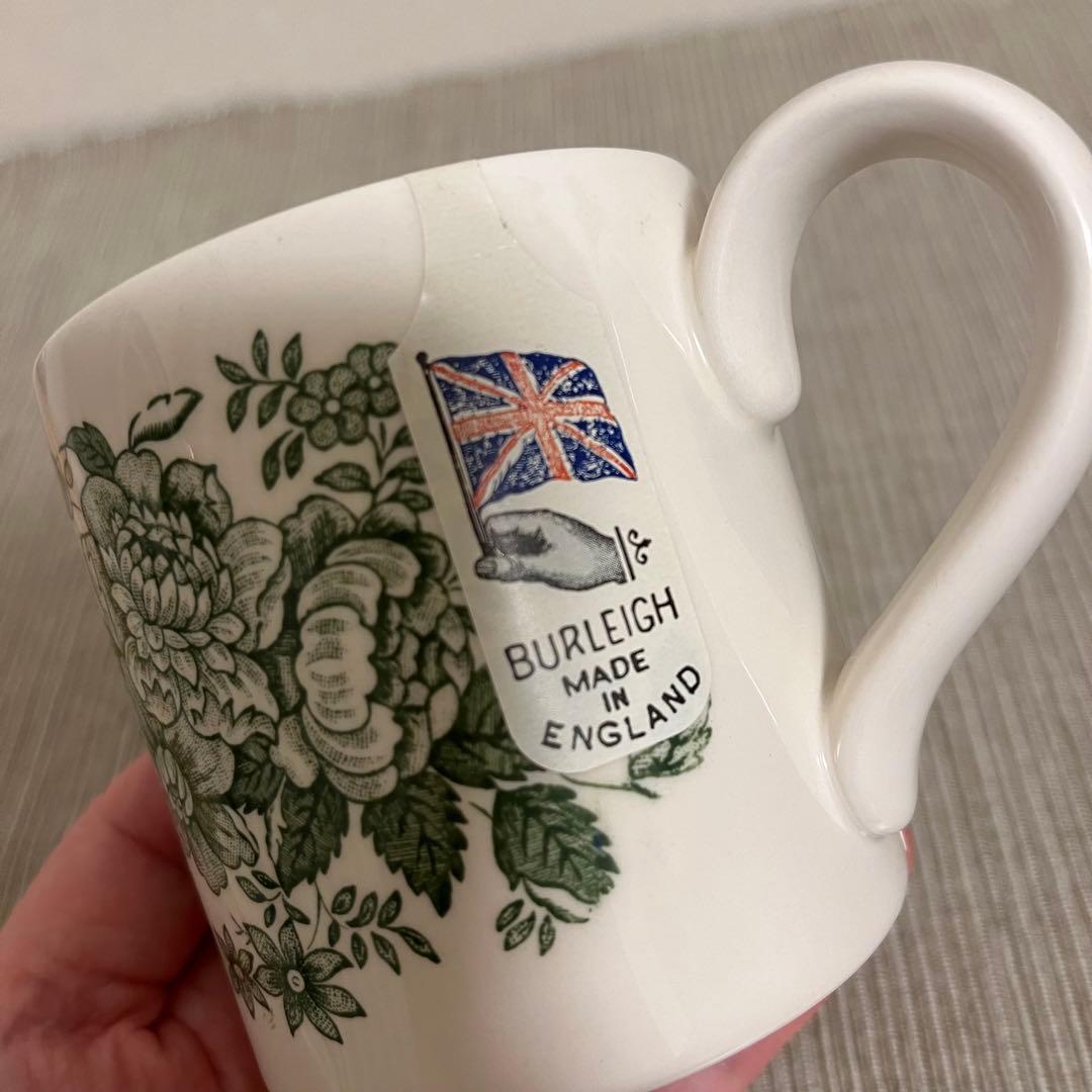 バーレイ グリーン アジアティックフェザンツ　マグ　シュガーボウルS セット