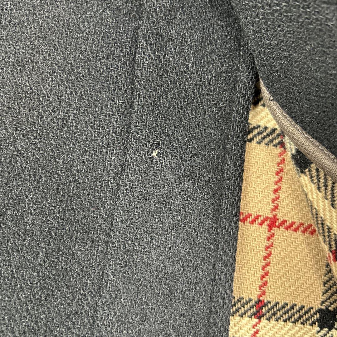 英国製 Burberrys’ ヴィンテージ ダッフルコート ノバチェック 黒