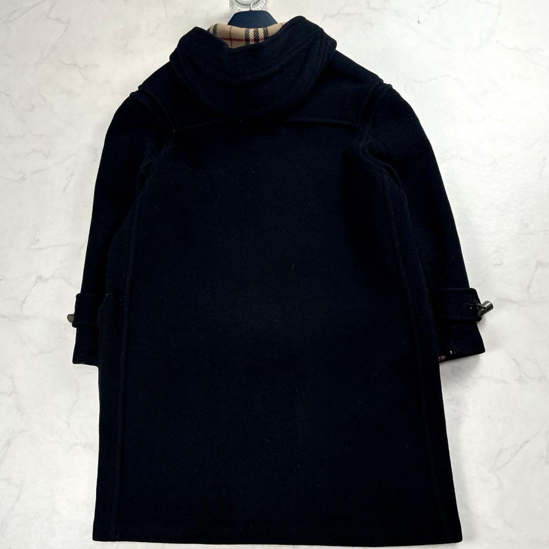 英国製 Burberrys’ ヴィンテージ ダッフルコート ノバチェック 黒