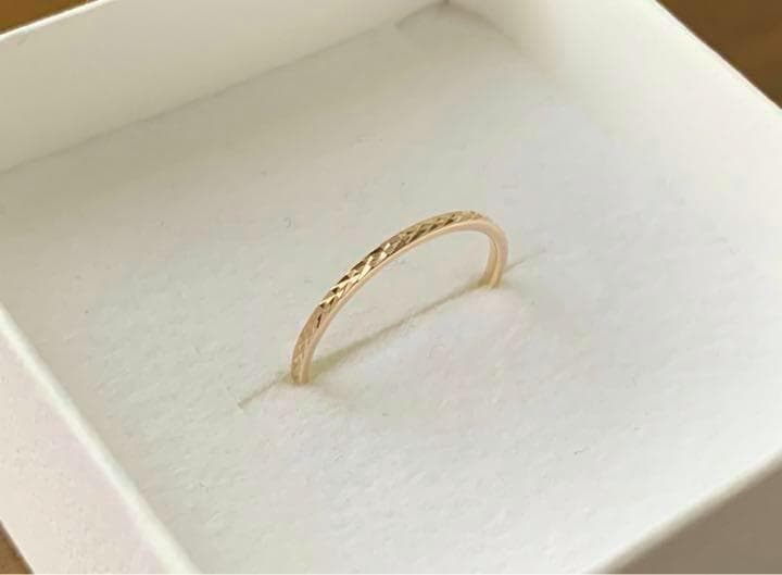 エテ K10YG クレールカット ピンキーリング