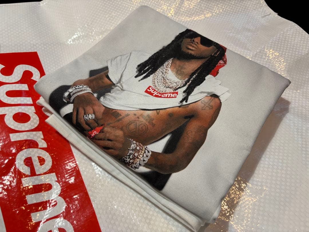 Supreme Playboi Carti Tee 白 XL