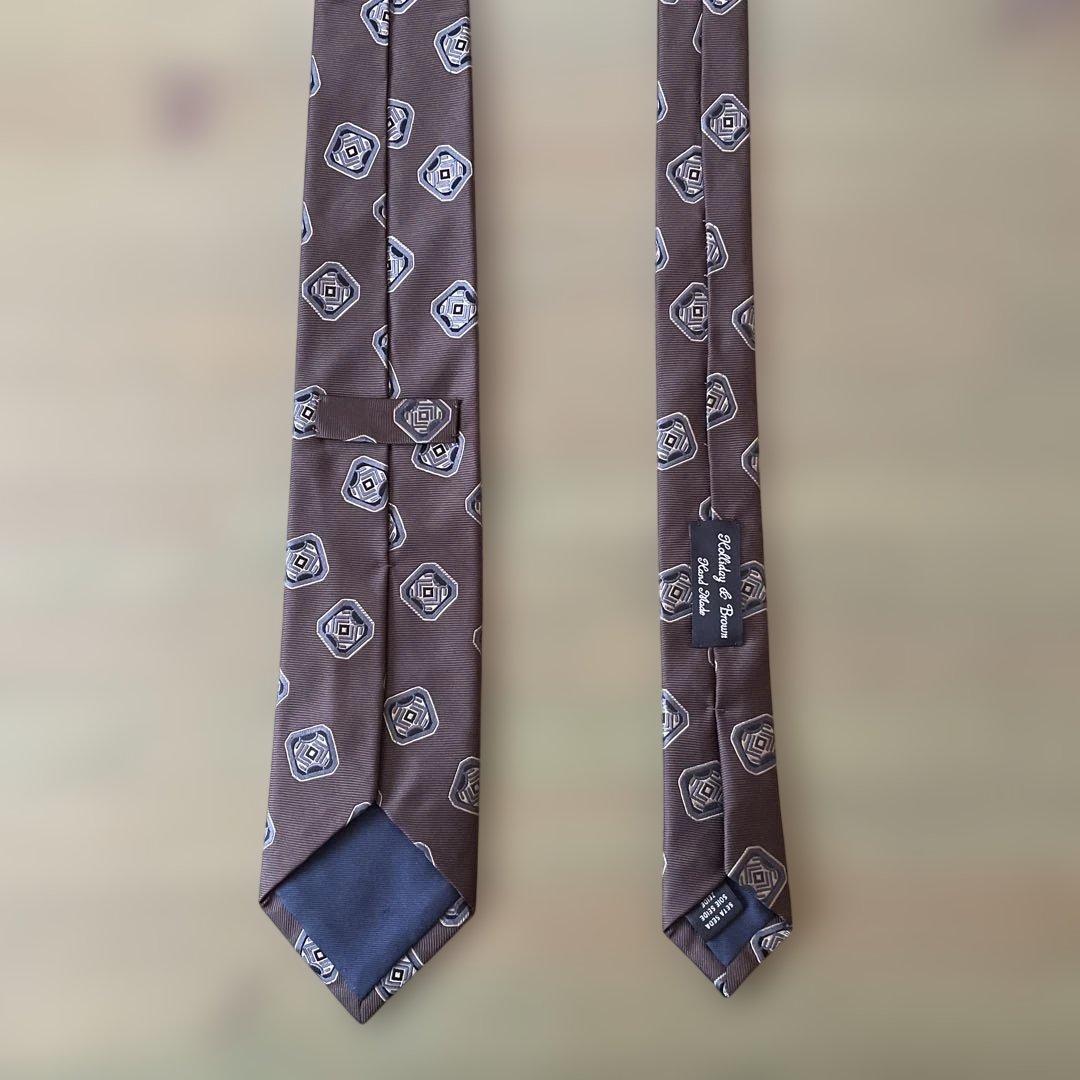 Holiday & Brown 小紋柄 ネクタイ