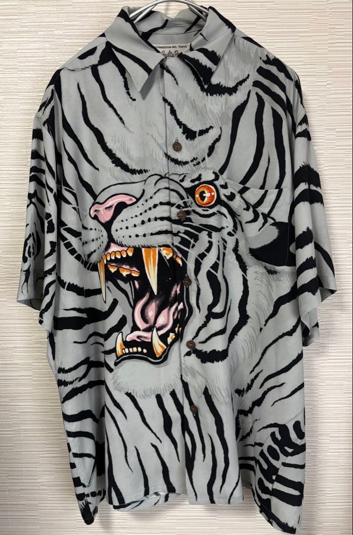 wacko maria ワコマリア アロハシャツ 開襟 トラ 白虎 Awich