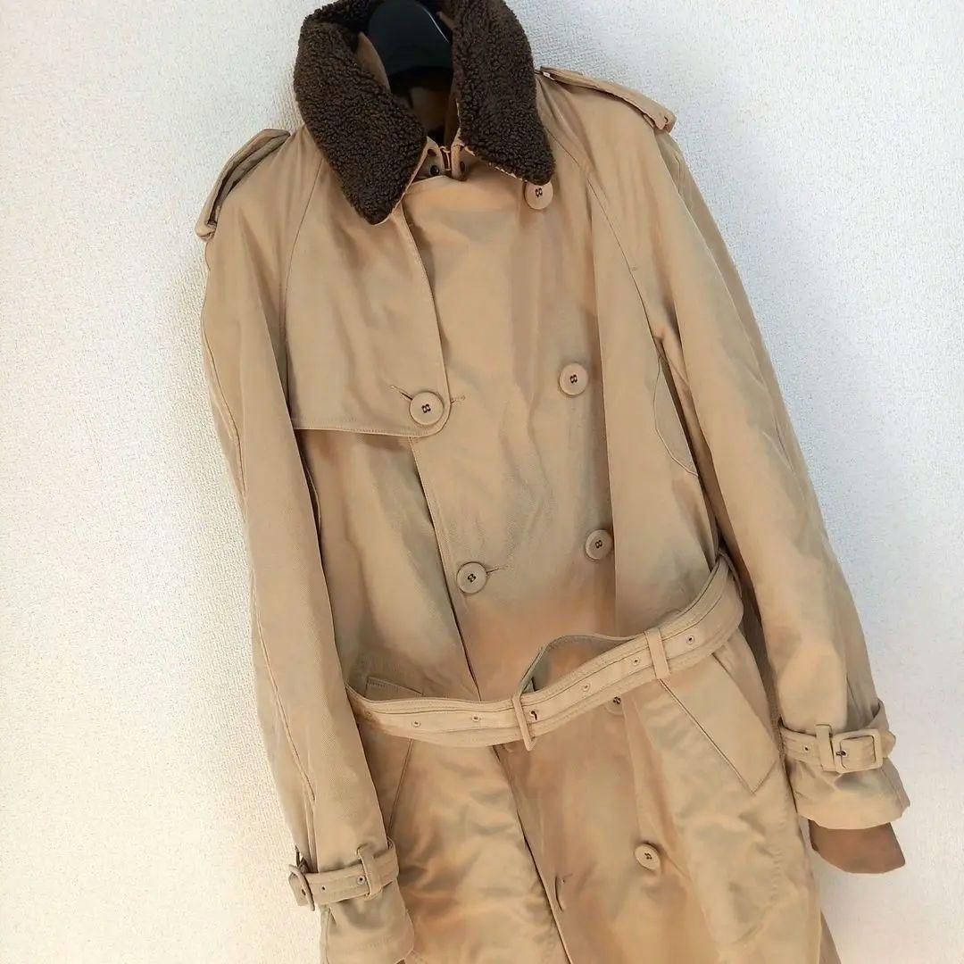 スロウガン Slowgun&co 2way 肉厚ボアライナー付きコート 光沢