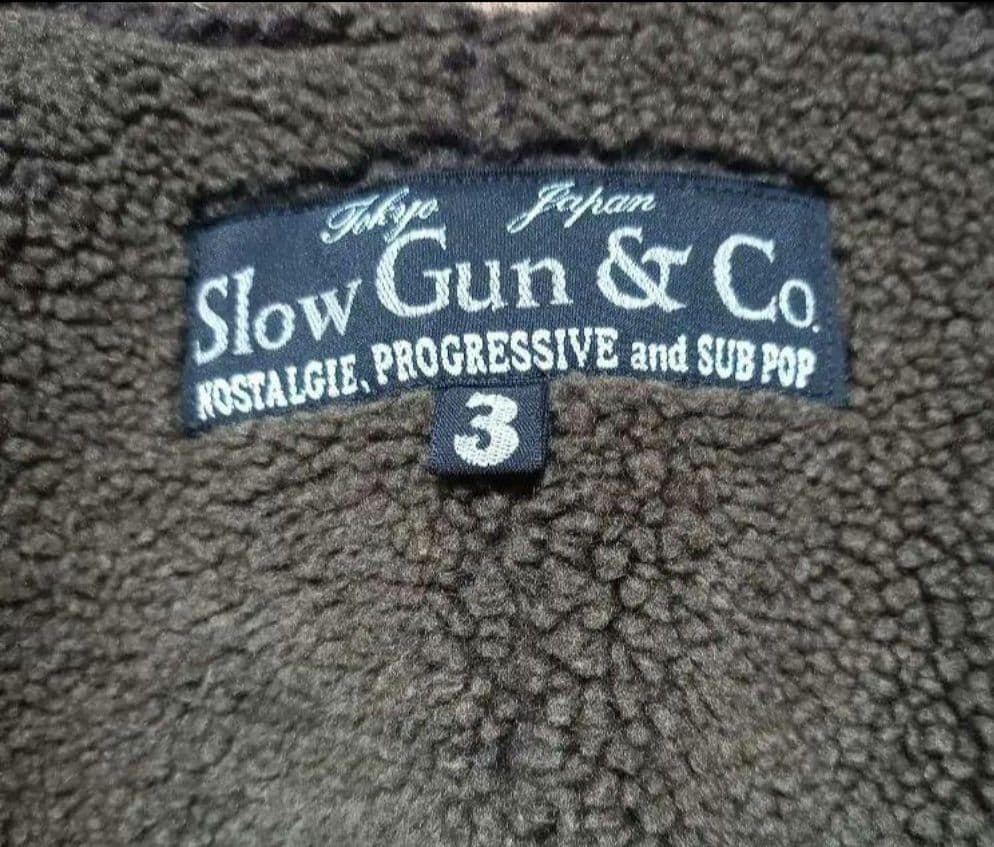 スロウガン Slowgun&co 2way 肉厚ボアライナー付きコート 光沢