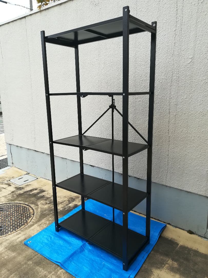 折りたたみ スチールラック 棚 店舗 什器【大阪お引取り】 ￥17,880 軽量