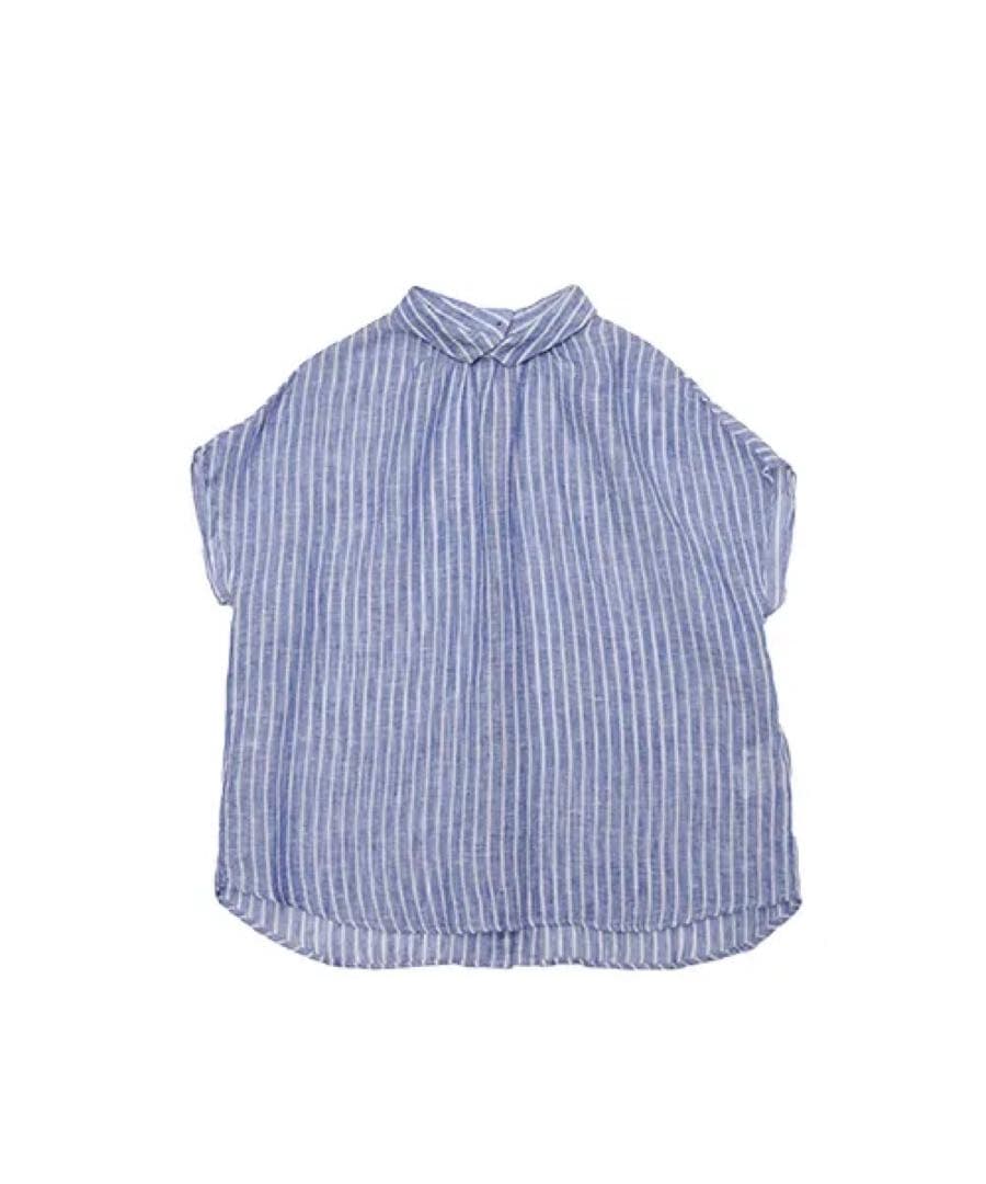 美品 Veritecoeur / BACK BUTTON BLOUSE