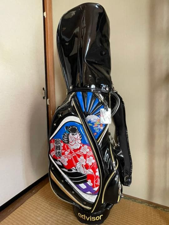 希少！！advisor キャディバック　歌舞伎柄