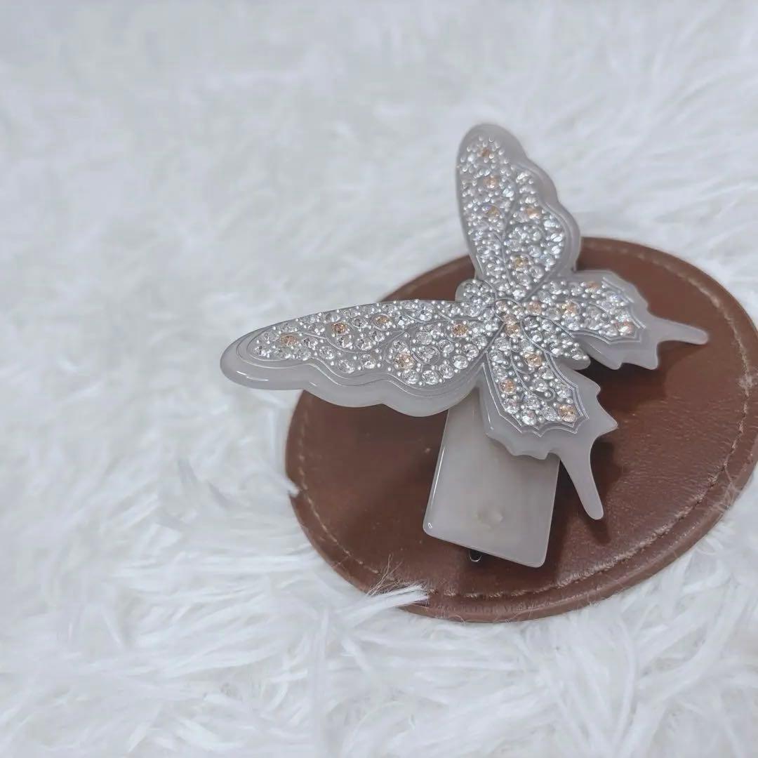 【美品】アレクサンドルドゥパリ　バレッタ　ラインストーン