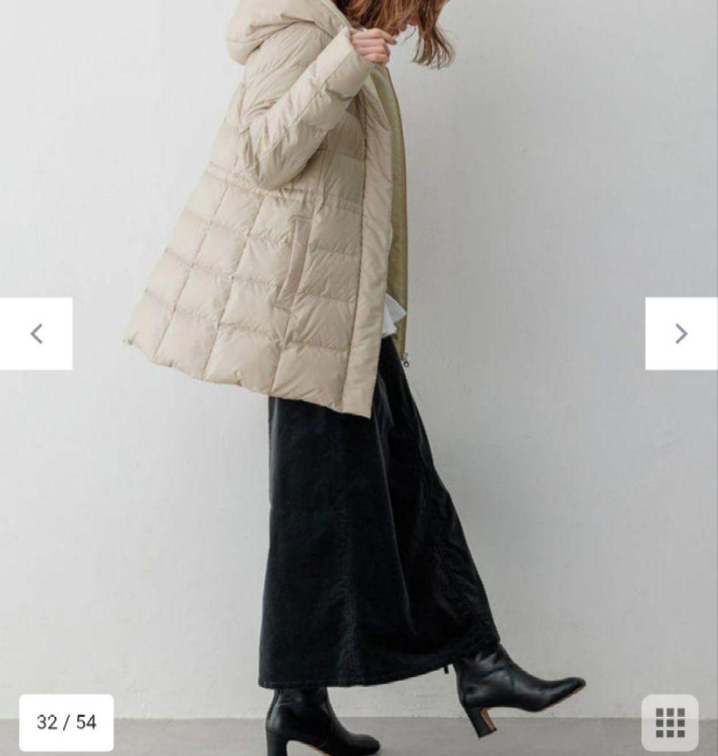 23区　今季【VERY掲載】シレータフタ ミドル丈 ダウンコート