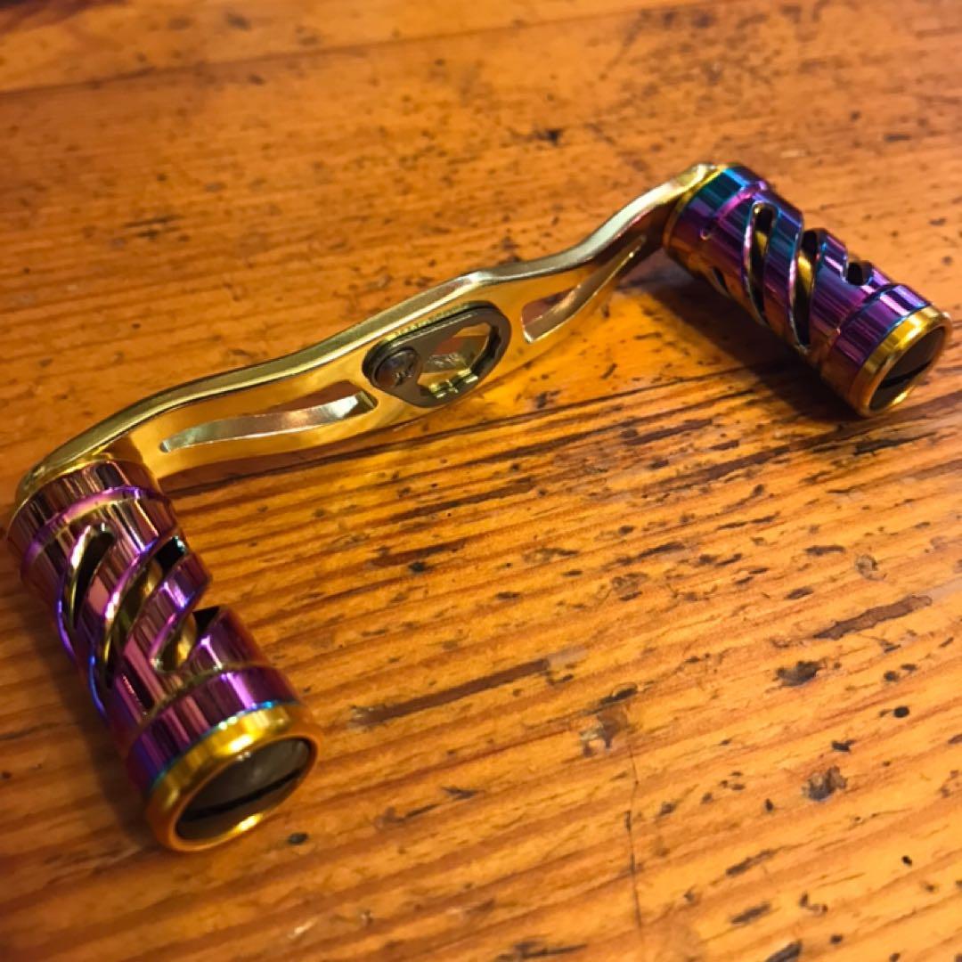 新入荷✴︎3mm厚85mm✴︎オーロラ✴︎アブ.ダイワ用 オフセットハンドル