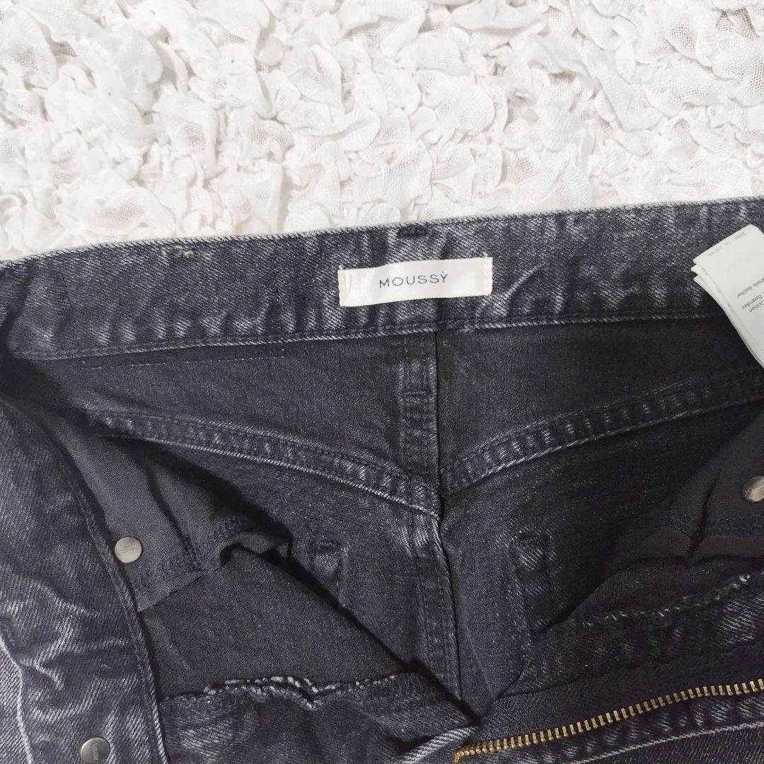 人気◆マウジー MVS BLACK FLARE デニム フレア◇ブラック