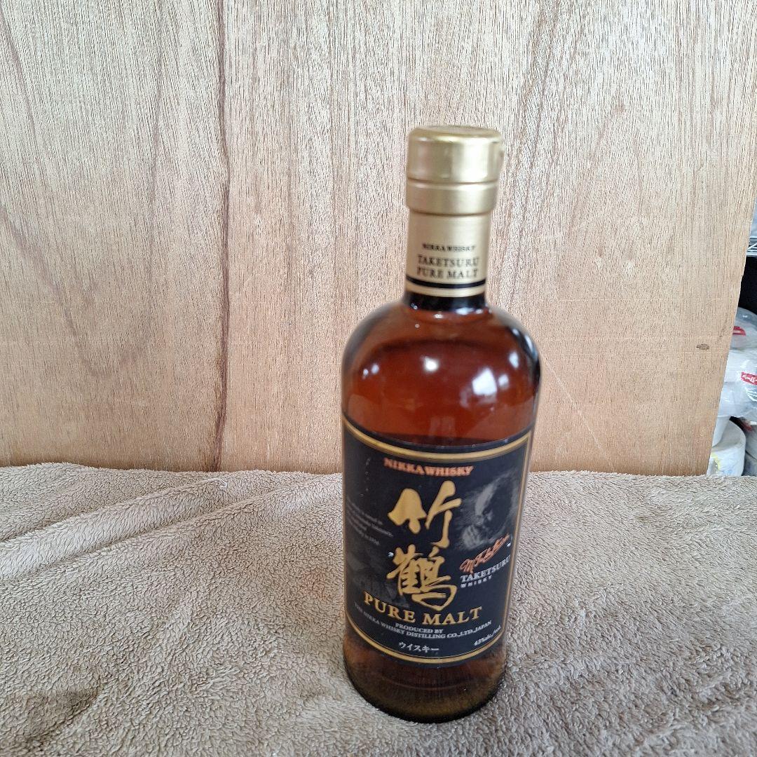 ニッカウヰスキー 竹鶴 ピュアモルト 黒ラベル 未開封