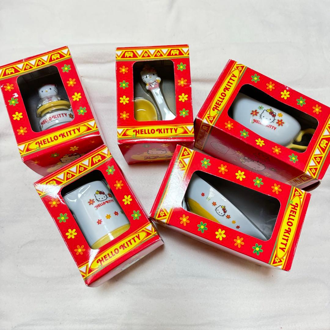 サンリオ キティ ハローキティ カレーセット カレー皿 レトロ 年代物 当時物