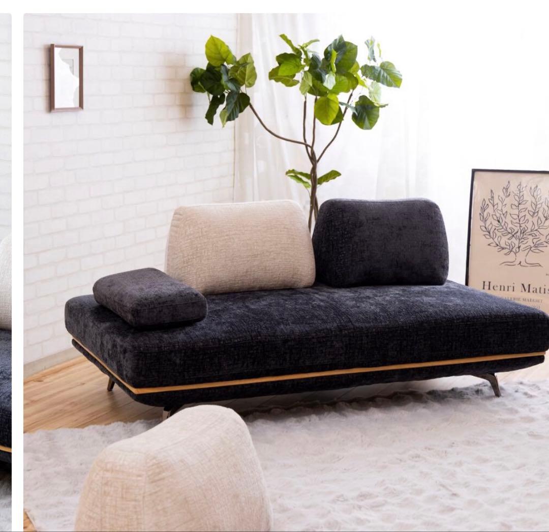 スイデコ　パノラマ24 アイランドソファー　ダークグレー