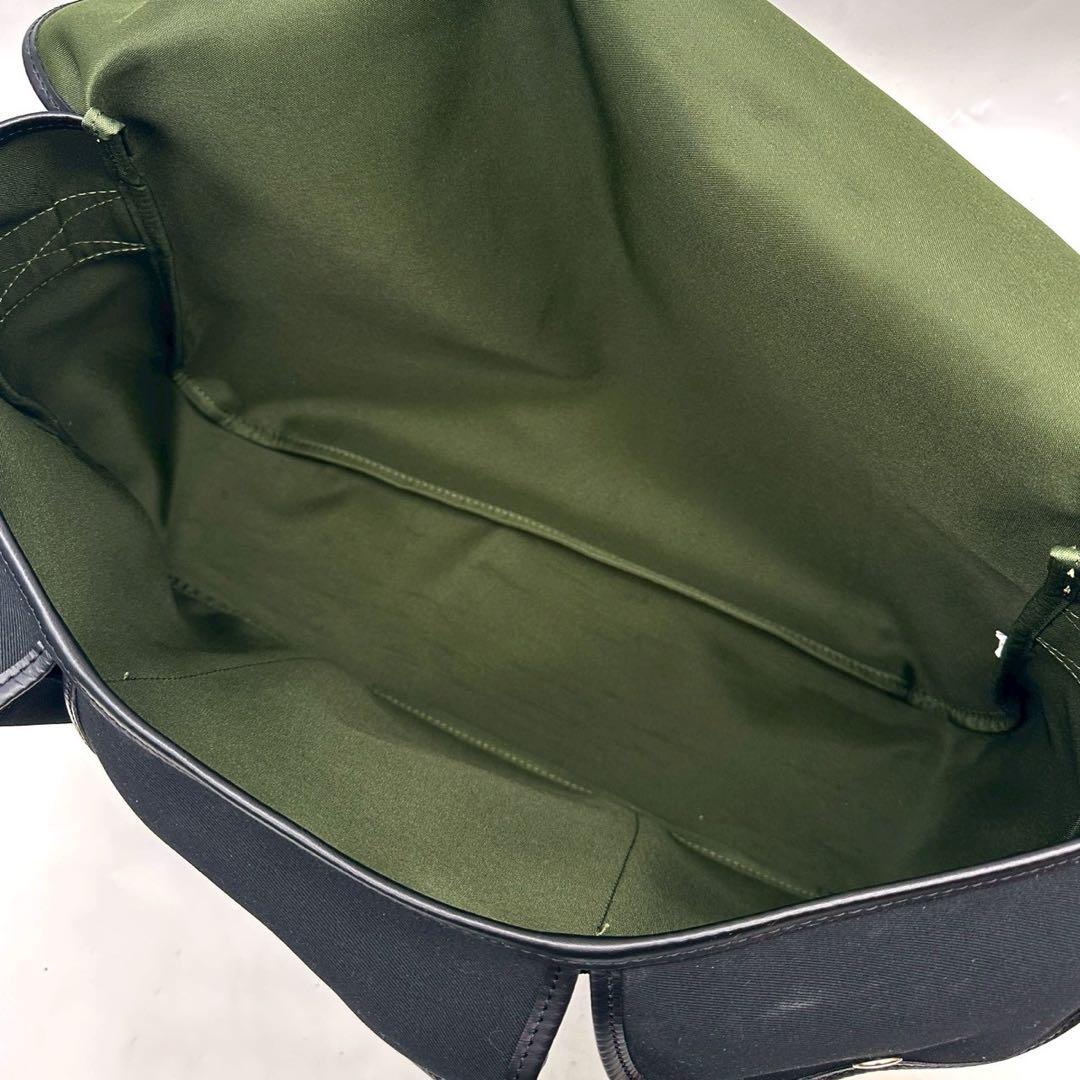 【未使用級】ビリンガム スタジオサッチェル 3ポケット ショルダーバッグ 黒