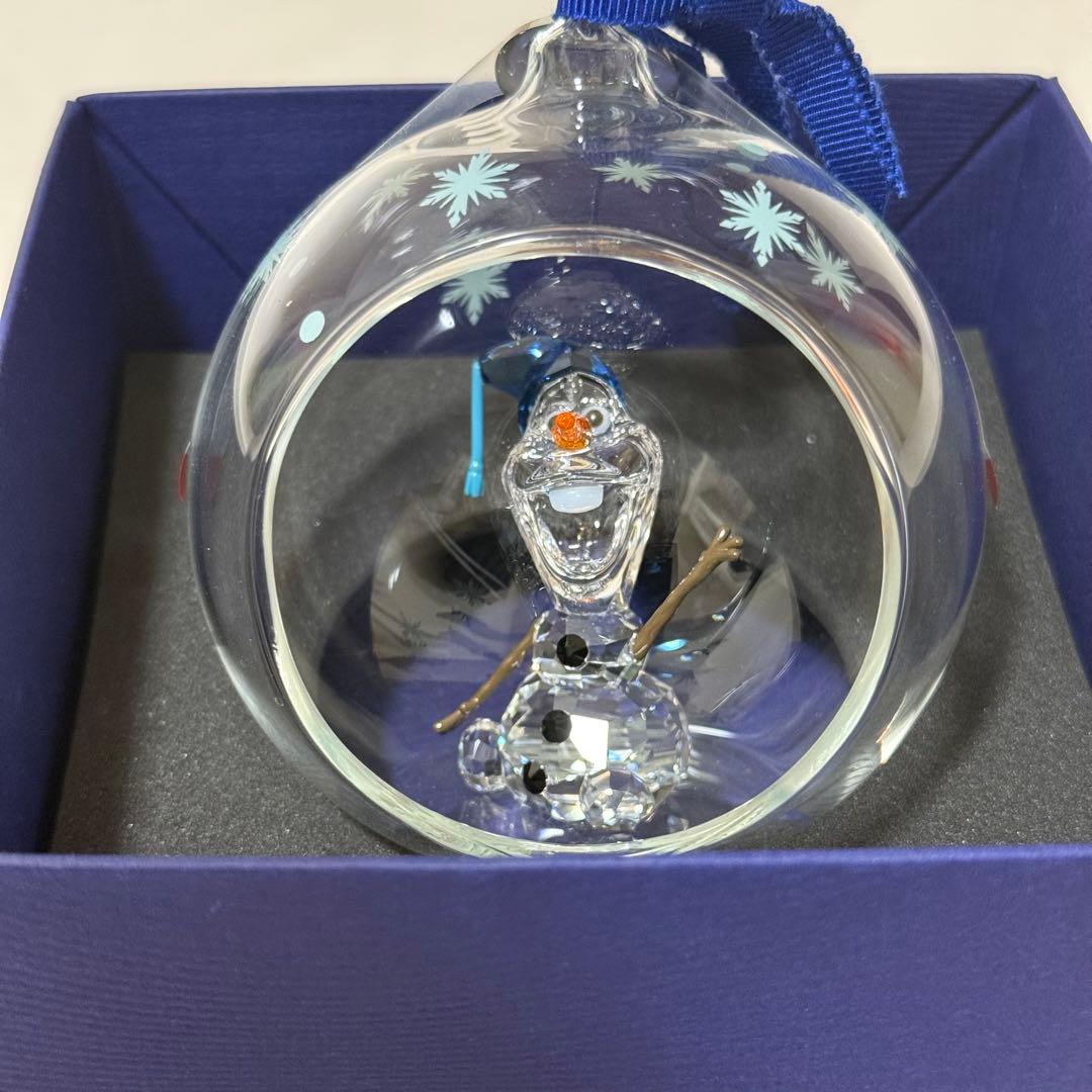 スワロフスキー オラフ ボールオーナメント アナと雪の女王 ディズニー