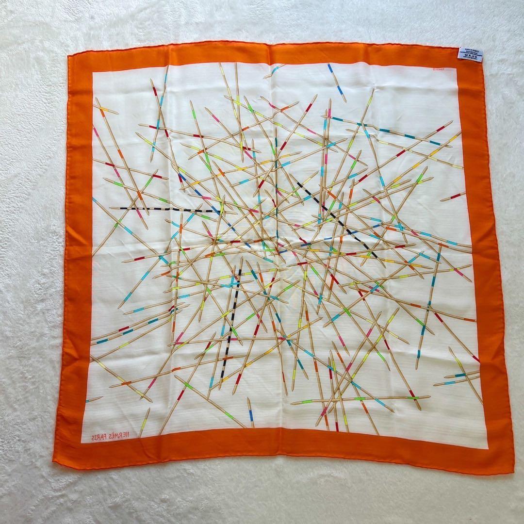 希少　エルメス　HERMES　カレ70　カシミヤ　シルク