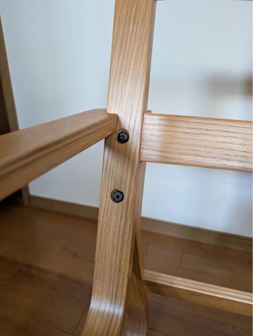 ■送料込■無印良品リビングでもダイニングでもつかえるソファチェア アームイス