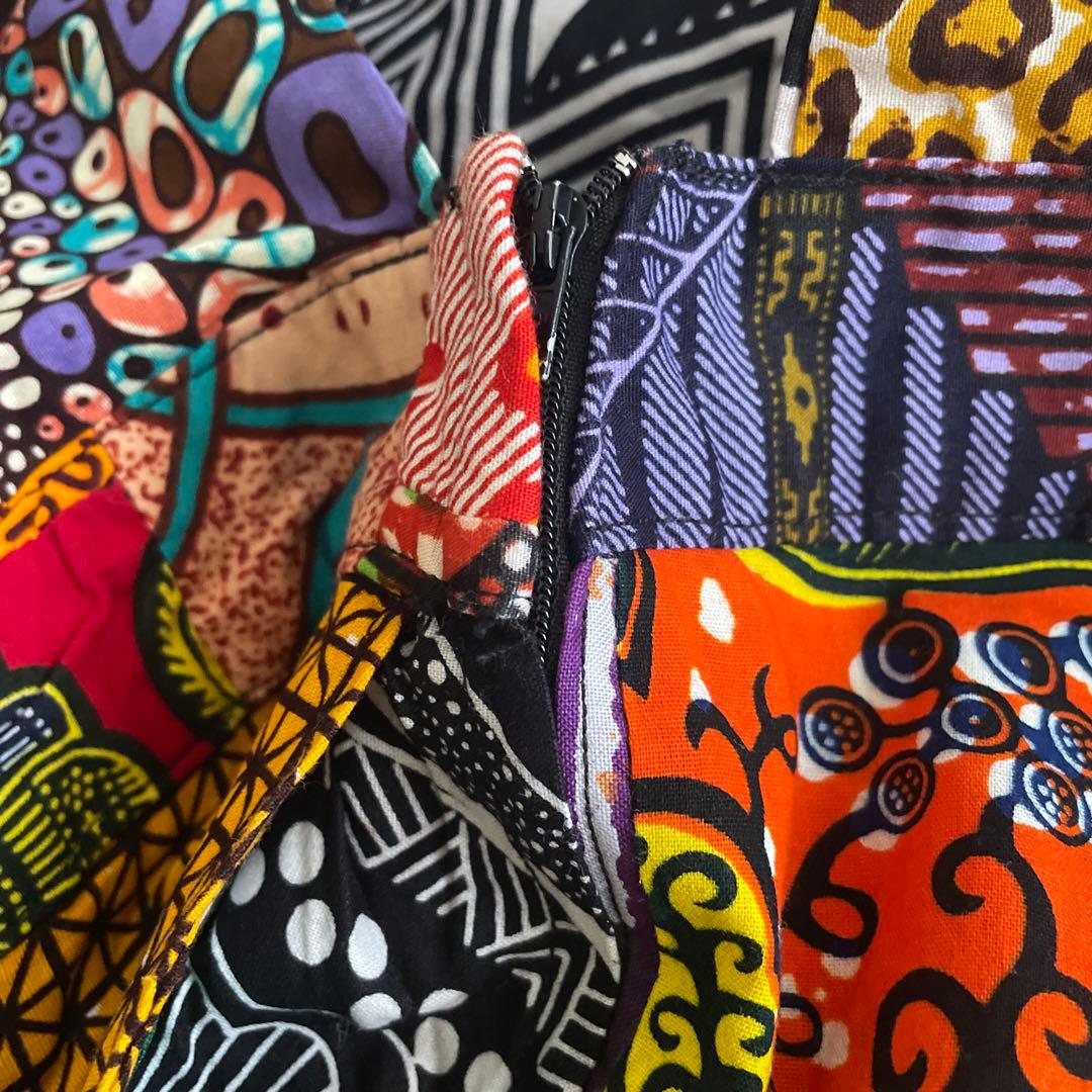 Ashanti Empress オーバーオール / アフリカンバティック サロペ