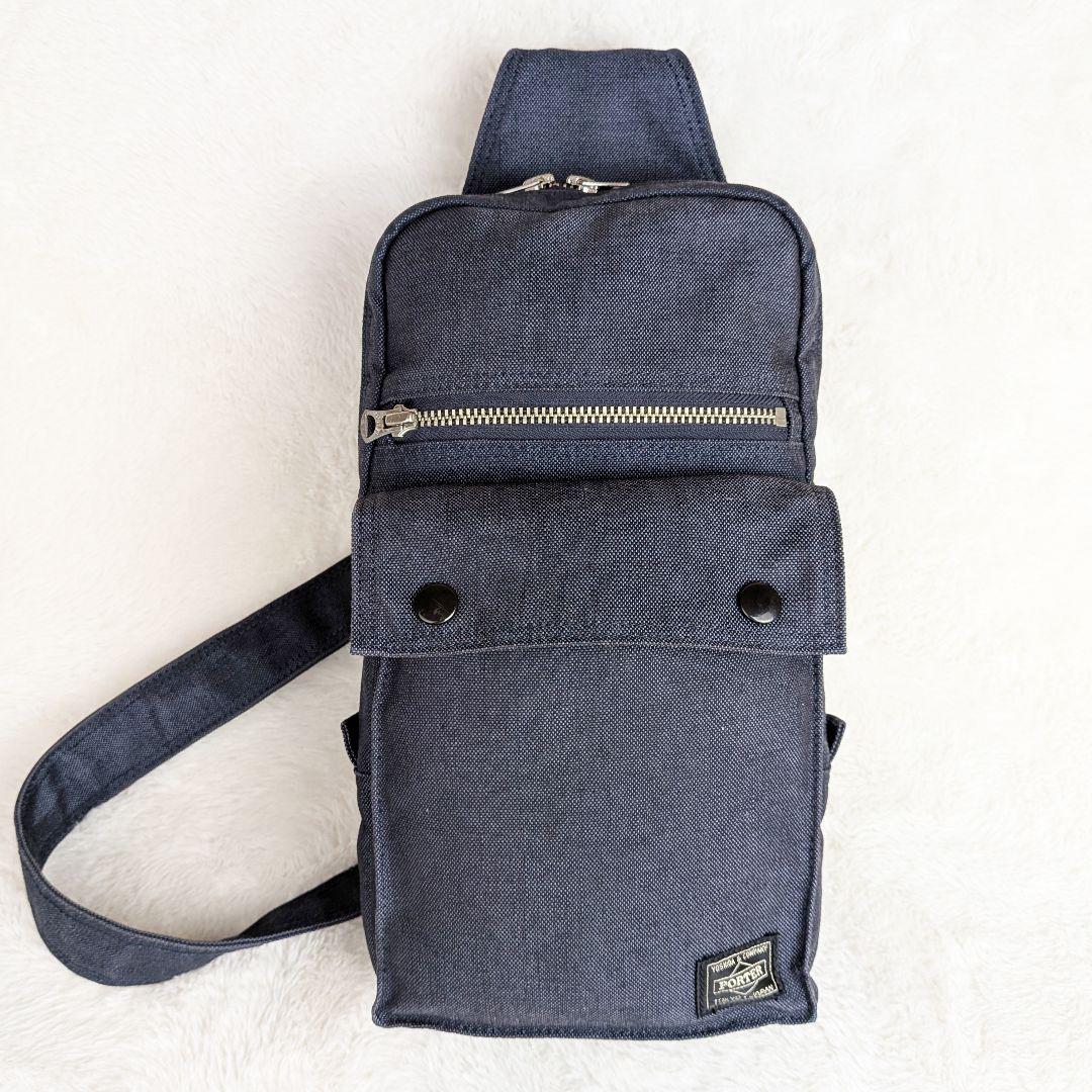 shin✨️美品✨️ PORTER ポーター スモーキー ボディバッグ