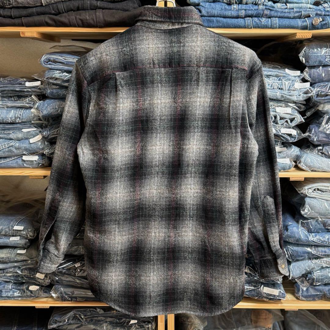 Pendleton USA製 オンブレチェック ウールシャツ オンブレシャツ