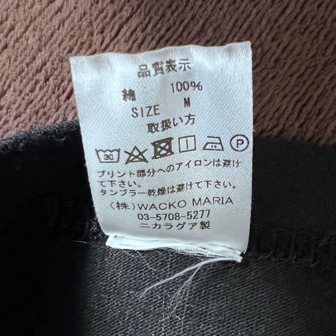 美品 WACKO MARIA TIM LEHI ロングスリーブ 虎 黒 M