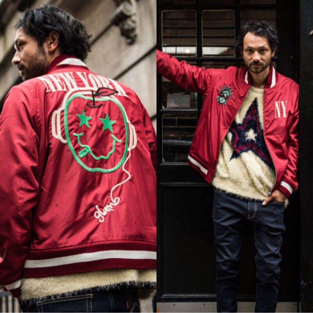 ラスト1点　値下げ　未使用新品　glamb NY stadium JKT