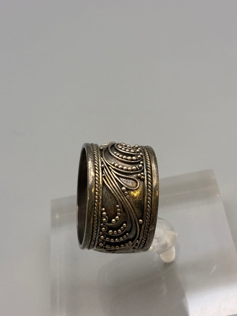 18号 ハンドメイド　 925銀　シルバーリング　男女兼用　ビンテージ　指輪