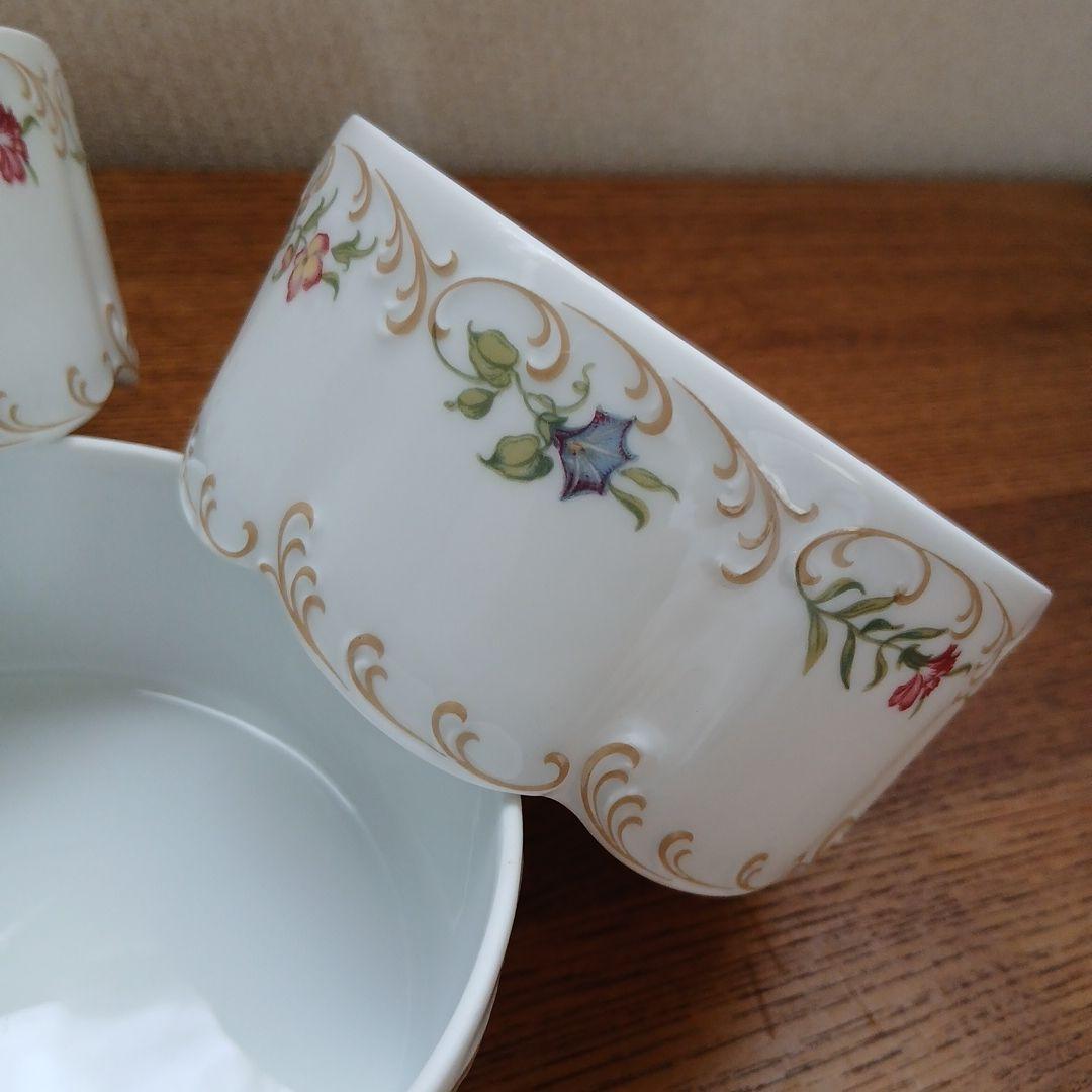 クラシックローズ ローゼンタール ボウル 3個 花柄 ヴィンテージ ユーズド