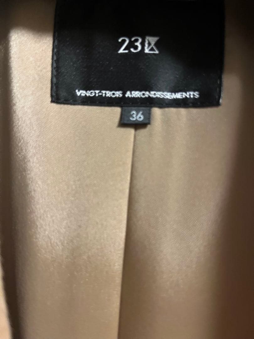 キャメル系 チェスターコート サイズ36