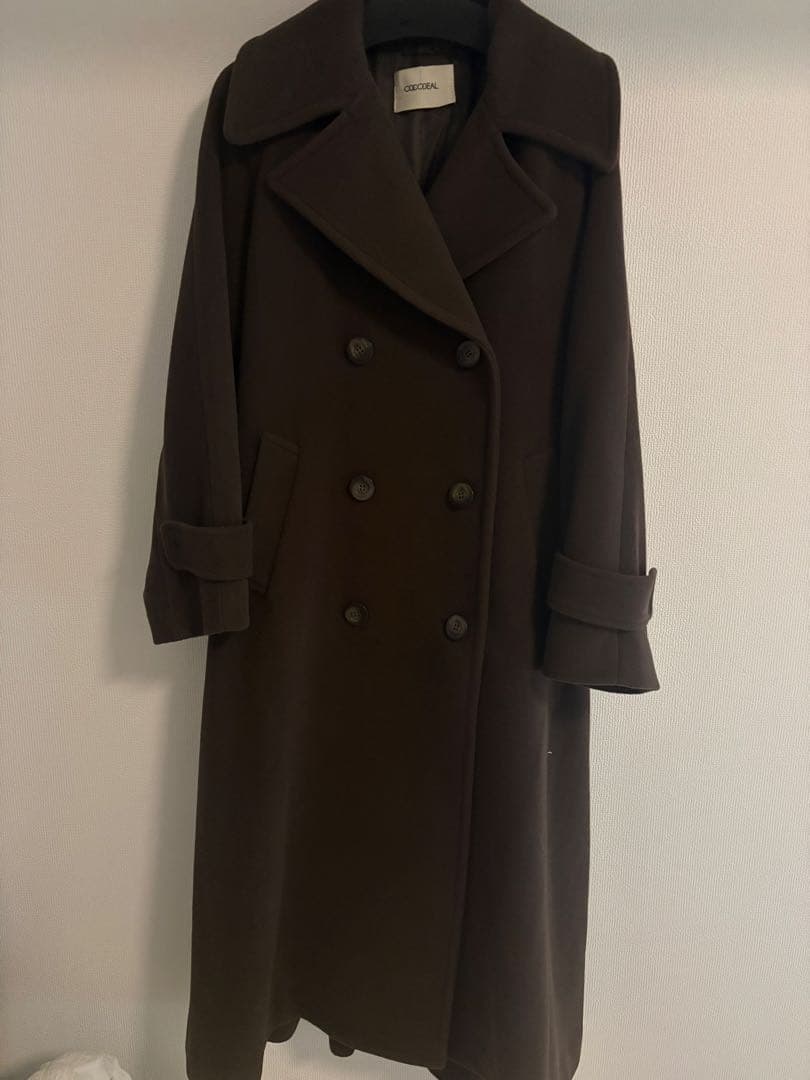 完売！ほぼ未使用 ビッグカラーロングトレンチコート 25AW 2025秋冬