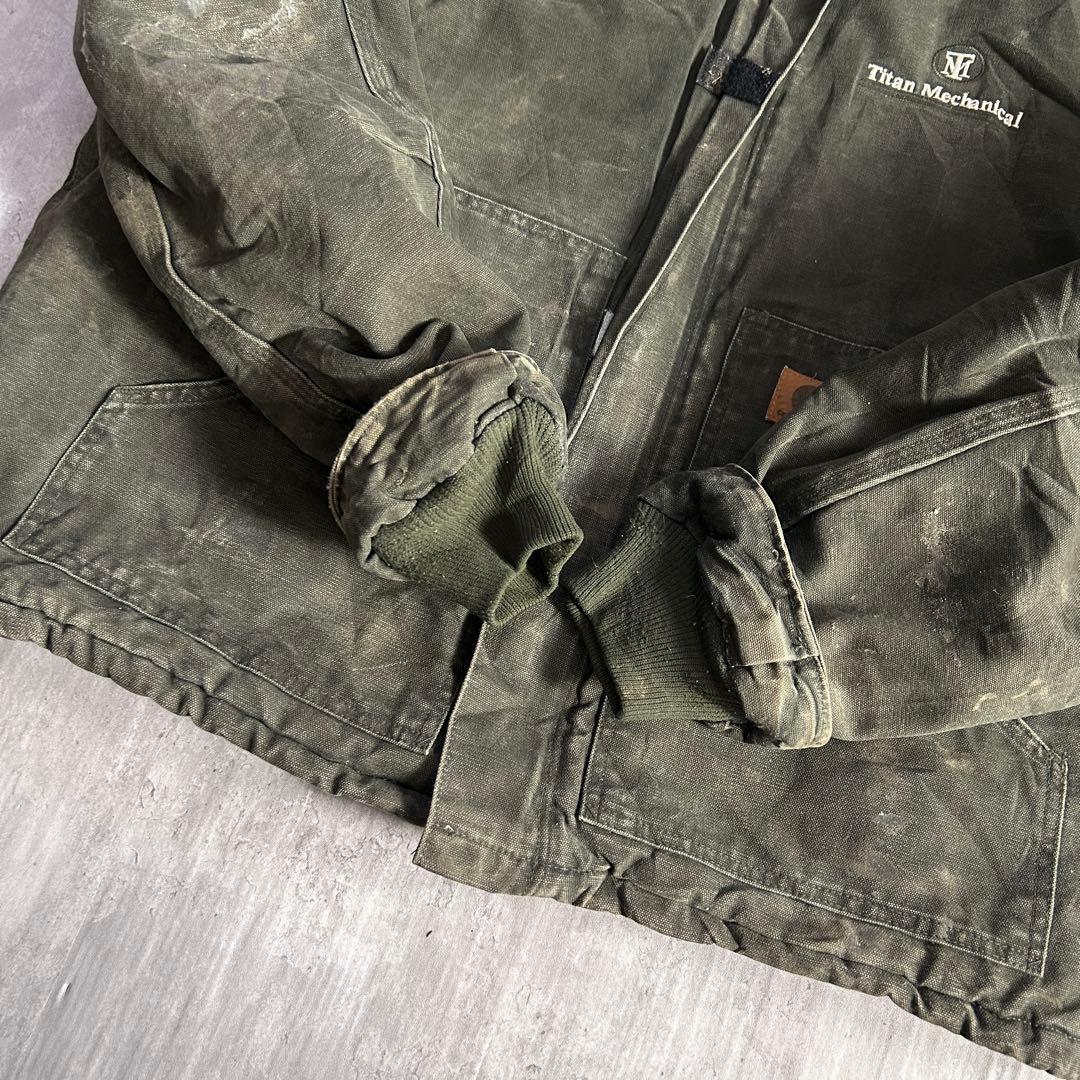 O447 カーハート J22 MOS モスーグリン デトロイト XL 短丈