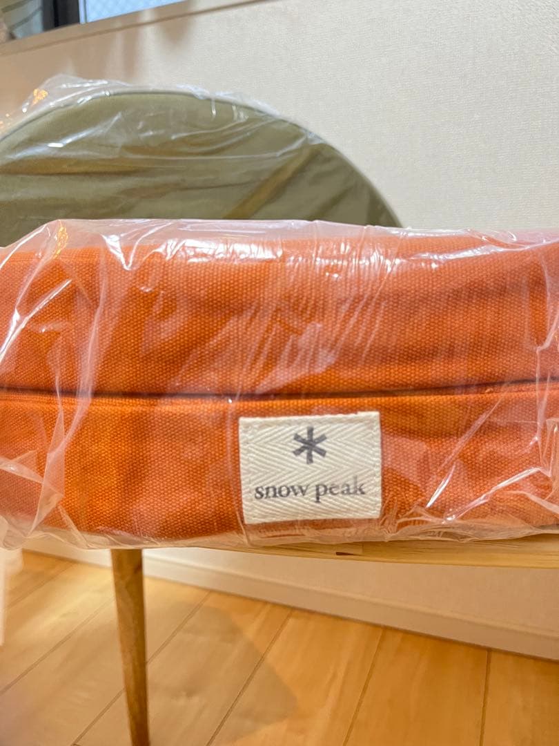 新品未使用  PEAK ラウンジクッション　グリーン　オレンジ