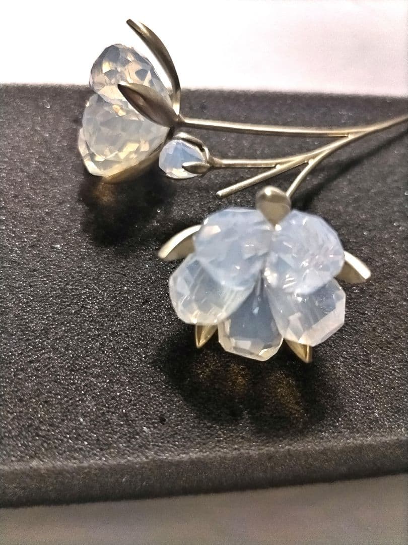 スワロフスキー　コットンフラワー　ガーデンテイルズ　箱付き