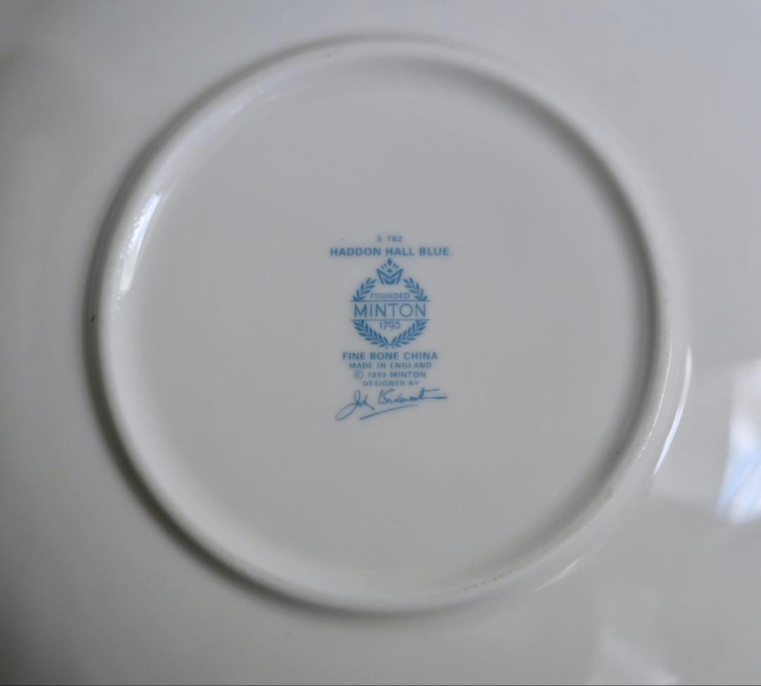 【ミントン】ハドンホールブルー ティーセット