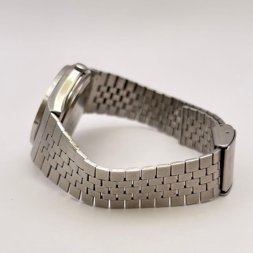 SEIKO TYPEⅡ クォーツ デイデイト シルバー メンズ 腕時計 新品電池